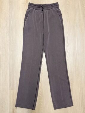Lululemon Sequoia Brown Softstreme Straight Drapey Leg Elastic Waisted Pants 2